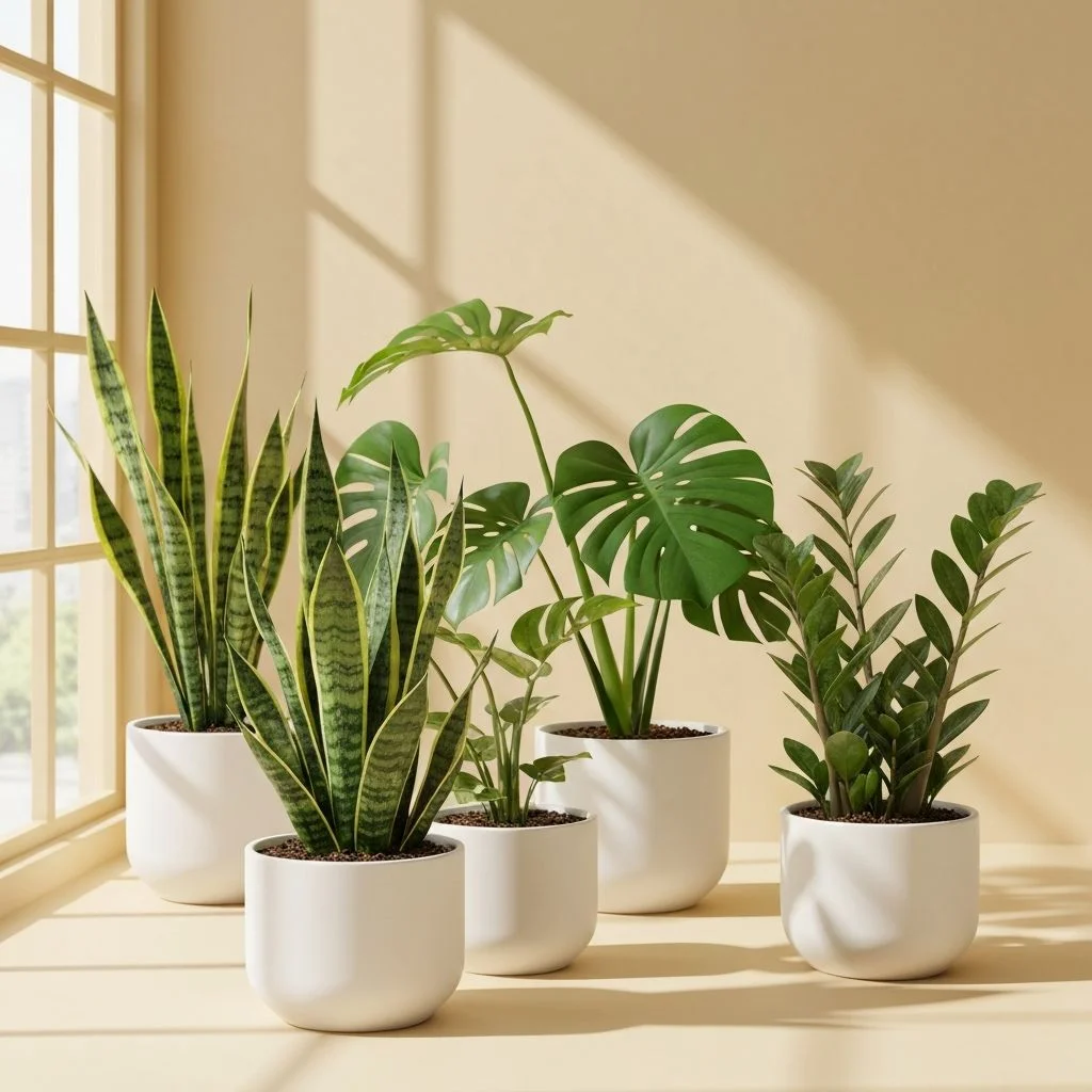 Оазис в бетонных джунглях: топ-4 растения, которые сделают ваш интерьер журнальным